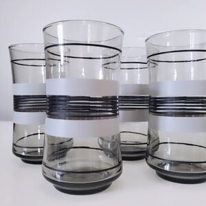 Vintage Libbey Bolero Smoke Glasses